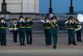 Музыкальное шоу IX Международного военно-музыкального фестиваля 