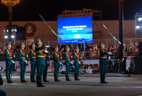 Музыкальное шоу IX Международного военно-музыкального фестиваля 